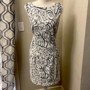 AGB EUC Dress Black/White Sz 12